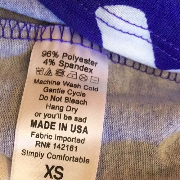 NWT LULAROE Julia dress in XS in royal blue & white - Picture 12 of 13